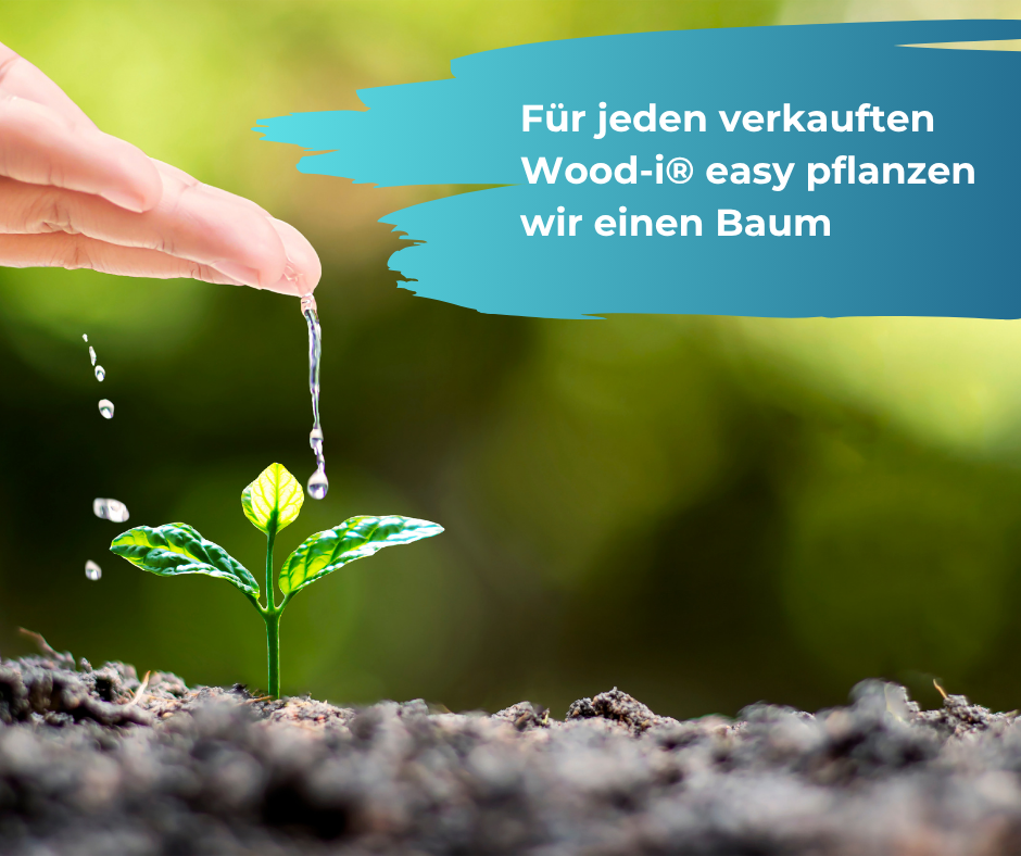 Pro Wood-i easy pflanzen wir einen Baum