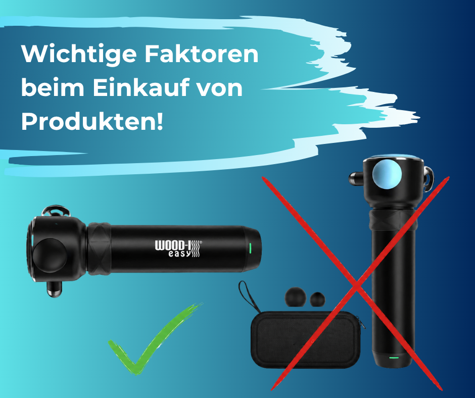 Produkte im Vergleich - Wichtige Faktoren